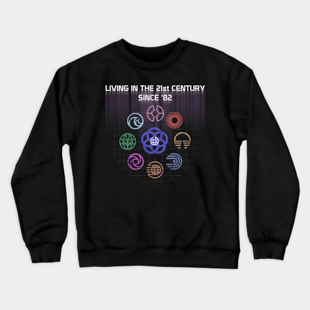 Symbols of the 21st Century Epcot Crewneck Sweatshirt by Bt519